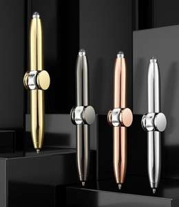 Luz Giratoria Multifuncional, Luz LED Descompresiva, Giroscopio de Metal con Luz Intermitente para la Punta de los Dedos - Product Image 2