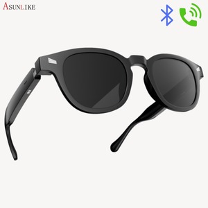 H06 Smart Glasses <b>Bluetooth</b> Music Call Voice Control Black Transparent Gray Plastic Titanium Frame 180mAh Battery 5m-10m Range - Product Image 5