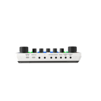 Gooermi X50 Carte son en direct de haute qualité Mélangeur audio Changeur de voix avec effets sonores pour karaoké Streaming Enregistrement Jeux
