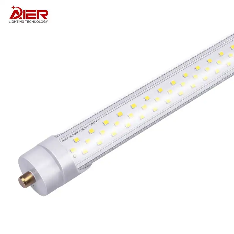 AIER 8FT 96'' 75W FA8 Base T8 Led Tube With OEM ODM Indoor Lighting Aluminum PC 3000-6500K