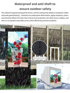 Pantalla Digital Exterior Impermeable IP65 HBYLCD, Legible Bajo la Luz Solar, Publicidad en Centros Comerciales, Paradas de <span class=keywords><strong>Autobús</strong></span> y Centros de Ciudad - Product Image 2