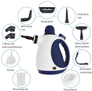 Limpiador a Vapor Eléctrico Portátil Mejorado 220V US con 8 Boquillas Especializadas, Presión de 3 Bares, Tanque de Agua de 350/450ml para Hogar, Coche y Hotel - Product Image 6