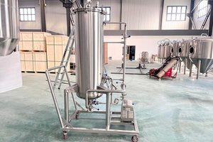 Système de brassage mobile en acier inoxydable avec pompe sanitaire et réservoir de brassage à sec en circuit fermé pour l'infusion de houblon dans la fabrication de bière artisanale - Product Image 3