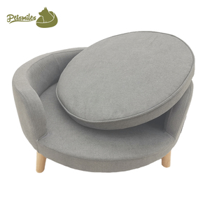 Tùy Chỉnh Siêu Mềm <span class=keywords><strong>Memory</strong></span> Foam Luxury Cao Dog Giường Sofa Chỉnh Hình Dog Sofa Giường - Product Image 1