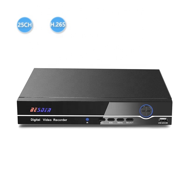 BESDER H.265 Compression 25 CH 5MP NVR 32 Channel 1080P Network Video Recorder for IP Camera Support HDD Max to 6TB