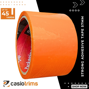 Cinta de goma de color: cinta adhesiva BOPP resistente de bajo ruido para sellado de cartón, codificación de color e identificación de almacén - Product Image 1