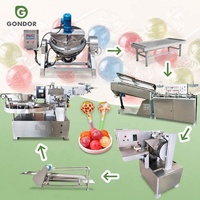 Machine de fabrication de sucettes et bonbons durs à petit prix pour enfants, ligne de production complète de sucettes et bonbons