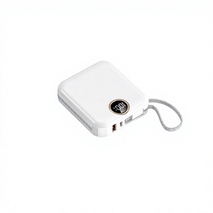 พาวเวอร์แบงค์ไร้สาย 22.5W PD ความจุ 10000mAh แบตเตอรี่พกพา 2 in 1 พร้อมหน้าจอ LED และสายชาร์จ  รับสกรีนโลโก้ - Product Image 4