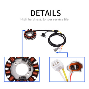 Bobine d'allumage haute performance en cuivre pour Yamaha YFZ 450 04-09 12-13, pièce de moto tout-terrain 4346 - Product Image 3