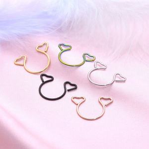 Anneau de sein réglable en acier inoxydable, sans perçage, anneaux de tétons pour femmes, faux <span class=keywords><strong>piercing</strong></span> de papille, bijoux - Product Image 1