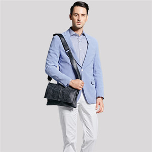 Wholesale Fashion Business Man PU Leather <strong>Bag</strong> <strong>Small</strong> MOQ Custom Logo <strong>Side</strong> <strong>Bag</strong> - Product Image 2