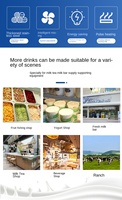 Pasteurisateur commercial 10L-150L, équipement de stérilisation du lait et des fruits pour les magasins de yaourt et de thé au lait