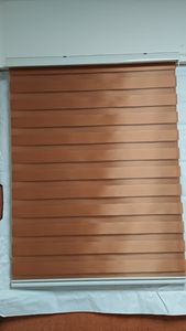 Modern Smart Motorized Battery Powered Electric <strong>Blinds</strong> Horizontal Pattern Light Filtering Window Polyester Built-In Plain - Product Image 3