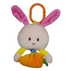 2024 Hot Selling plush animal bunny musical function colorful baby cute soft rabbit toy