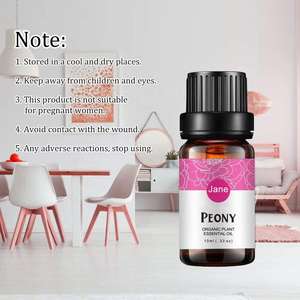 Huile essentielle florale de pivoine 100% pure, biologique, naturelle, huile de rose et de gardénia pour diffuseur, massage, soin de la peau, bougie, savon - Product Image 4