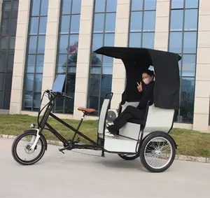 Городской экскурсионный Электрический трехколесный велосипед высокого качества, Свадебный трехколесный велосипед, рикша, пассажир 3 человека