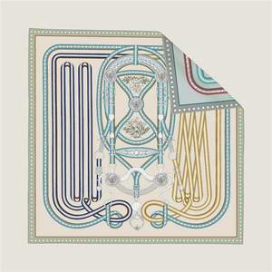 Bufanda de diseño de seda satinada modelo suave 90*90 cm bufanda silenciador al por mayor gorro interior <span class=keywords><strong>Hijab</strong></span> debajo de la bufanda chales - Product Image 5