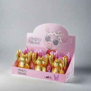 Molino de Hierbas CANNA, Diseño Creativo de Cerdito Dorado, 52 mm, Cuatro Capas, para Tabaco y Hierbas - Product Image 6