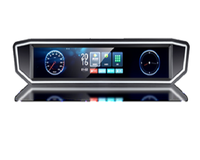 Monitor de Techo para Auto XTRONS de 24 Pulgadas con Pantalla Larga Android, Resolución 1920x360, Pantalla Táctil Digital IPS, Octa Core Cortex A55
