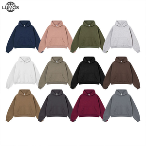 <span class=keywords><strong>Sweat</strong></span>-shirts à capuche personnalisés à épaules tombantes, coupe ample et oversize, avec impression DTG en relief, pour hommes - Product Image 3