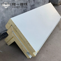 Panel Sandwich PU Berkualitas Tinggi, Panel Sandwich Logam Berinsulasi PU 16mm untuk Aplikasi Dinding dan Atap Hemat Energi