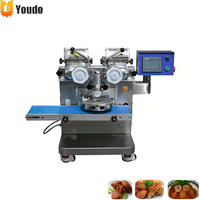 Machine automatique d'enrobage et de formage à double trémie pour l'industrie alimentaire