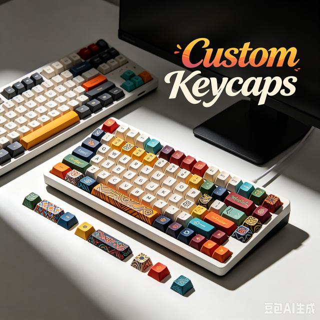 Height 137-Key White 15mm/18mm Thickness Mechanical Keyboard Cap with Shading Blank Pbt Keycaps Custom