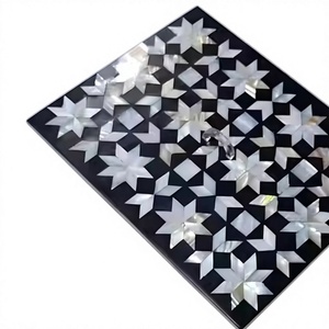 Acrylic Gift <b>Box</b> with Polished mop Lid and Luminous Mother of Pearl InlayElegant Presentation <b>Box</b> for <b>Sweets</b> & Chocolates - Product Image 1