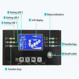 8KW 10KW <strong>Off</strong> <strong>Grid</strong> System Single Phase 48VDC 8.2KW 10.2KW Solar Hybrid <strong>Inverter</strong> <strong>With</strong> 160A MPPT <strong>Controller</strong> <strong>Charging</strong> - Product Image 6