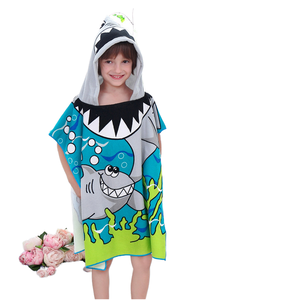 <span class=keywords><strong>Poncho</strong></span> de plage à capuche en microfibre pour enfants, motif dessin animé, serviette de plage <span class=keywords><strong>poncho</strong></span> pour enfants - Product Image 1