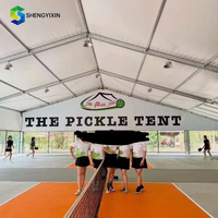 Carpa Deportiva Exterior Personalizada de 20x30m, Popular para Tenis, Voleibol, Fútbol, Pickleball, Eventos Religiosos, Carpas Tipo Marquesina