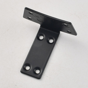 Wenzhou Platinum Link T-Shaped Angle <b>Bracket</b> <b>Black</b> Iron 90 Degree <b>Shelf</b> Support Furniture Connector Hardware Accessory - Product Image 3