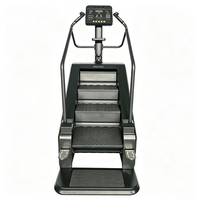 Escalador de Escaleras Metálico Comercial con Función Automática, Accionamiento Eléctrico, Sensor Infrarrojo, Control de Ventilador y Pasamanos, Certificado CE, Directo de Fábrica, para Gimnasios