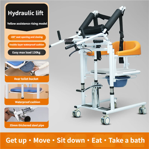 Lève-<span class=keywords><strong>personne</strong></span> hydraulique tout-en-un, capacité 120 kg, portable, réglable, machine de transfert, commode <span class=keywords><strong>pour</strong></span> personnes âgées et handicapées - Product Image 2
