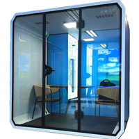 Mobilier de bureau intérieur Cabine téléphonique de réunion publique automatique Cabine de bureau insonorisée