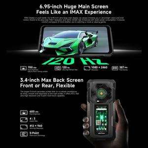 Ulefone Armor <span class=keywords><strong>33</strong></span> Pro Teléfono Resistente, 16GB + 512GB, Visión Nocturna, 6,95 Pulgadas + 3,4 Pulgadas Pantalla Dual Android 14 - Product Image 6