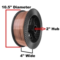 Fil de soudure en alliage de bobine de 12mm 15kg fil de soudure en cuivre ER70S-6 carbone vente en gros