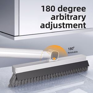 Sobam Plastic Gap <b>Brush</b> Toilet <b>Cleaning</b> <b>Brush</b> with Long Handle No Dead Corners <b>for</b> Bathroom Walls and Floors - Product Image 3