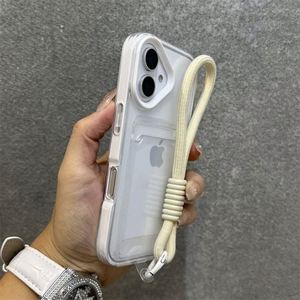 เคสโทรศัพท์แบบใสกันกระแทก X323 Luxury Card Bag พร้อมสายคล้องคอ สำหรับ iPhone 11 12 13 14 15 16 17 Pro Max Plus Air - Product Image 2