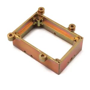 Customized CNC Machined Aluminum Black Anodized Camera Cage Camera Frame