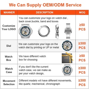 <span class=keywords><strong>Montre</strong></span> Mécanique Automatique de Luxe pour Homme, Mouvement Seagull, Boîtier Givré, Haute Qualité, avec Logo de Marque Personnalisé - Product Image 4