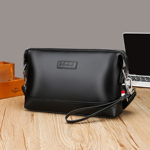 Borsa a Tracolla da Uomo in Vera <span class=keywords><strong>Pelle</strong></span> con Cinghia Larga Regolabile, Leggera per Uso Business <span class=keywords><strong>e</strong></span> Casual - Product Image 2