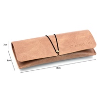 Bestpackaging lunettes de soleil en cuir de luxe étui souple sacs à lunettes lunettes étui à lunettes pour emballage de lunettes avec logo personnalisé