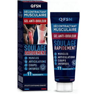 Gel apaisant pour les douleurs musculaires et articulaires du cou, des mains, des coudes, des genoux, de la taille, des pieds, des os - Product Image 1