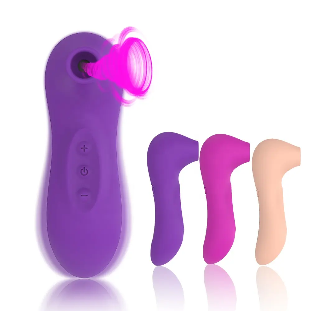 10 modi di Vibrazione rosa vibratore giocattolo adulto del sesso Ricaricabile Clitoride Capezzoli Clitoride Succhiare Vibratore