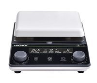 Agitateur magnétique à plaque chauffante en plastique de haute qualité 5L 550W avec moteur CC sans balais, équipement de laboratoire 110/220V 100-1600 tr/min 300°C max.