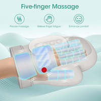 OEM Kabelloser Beheizter Handmassage-Handschuh mit Airbag-Kompression, USB-Aufladbar, 2000mAh, Fernbedienung, Zeitsteuerung für Handfläche und Finger
