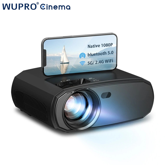 Newest Wupro/ODM LP300 Smart Home Proyector 600 Lumens 1080P FHD Beamer 4K Support for Mobile Phone LED LCD Projector