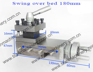 Poste de herramientas de torno de 180mm oscilante - Product Image 1