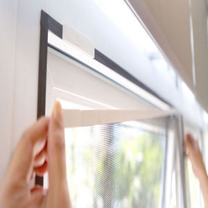 Moustiquaire de fenêtre moderne en fibre de verre à fermeture magnétique avec cadre en <span class=keywords><strong>PVC</strong></span>, résistante aux insectes, pour usage domestique - Product Image 4